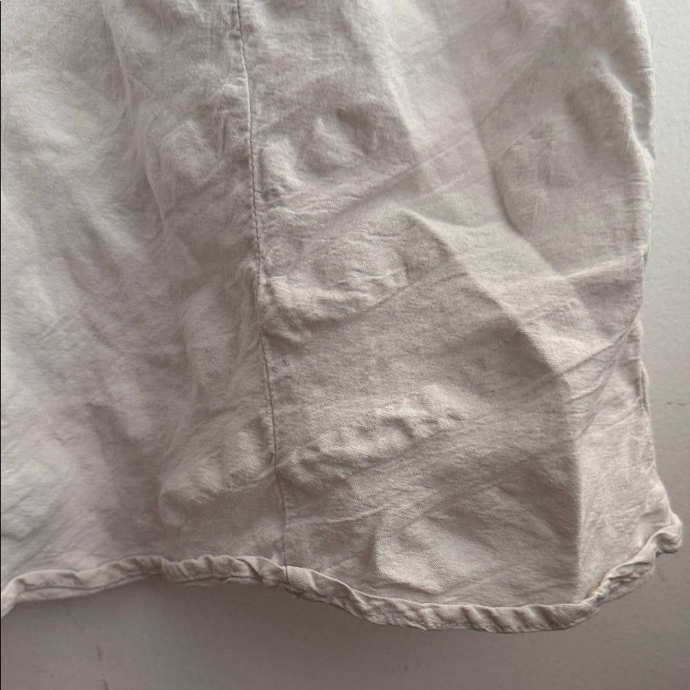 Free People Size Medium Free-est Natalya Solid Midi Dress in Ivory - Picture 15 of 16